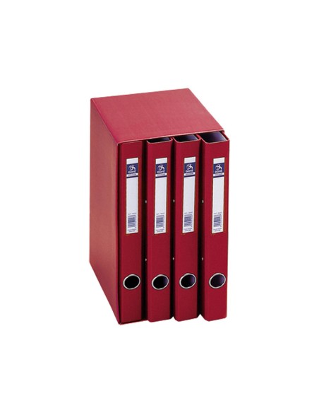 MOD. 4 CARPETAS ANI. DOHE OFICOLOR Fº ROJO